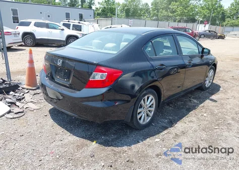2012 Honda Civic Ex from USA, damaged, VIN 19XFB2F89CE005318